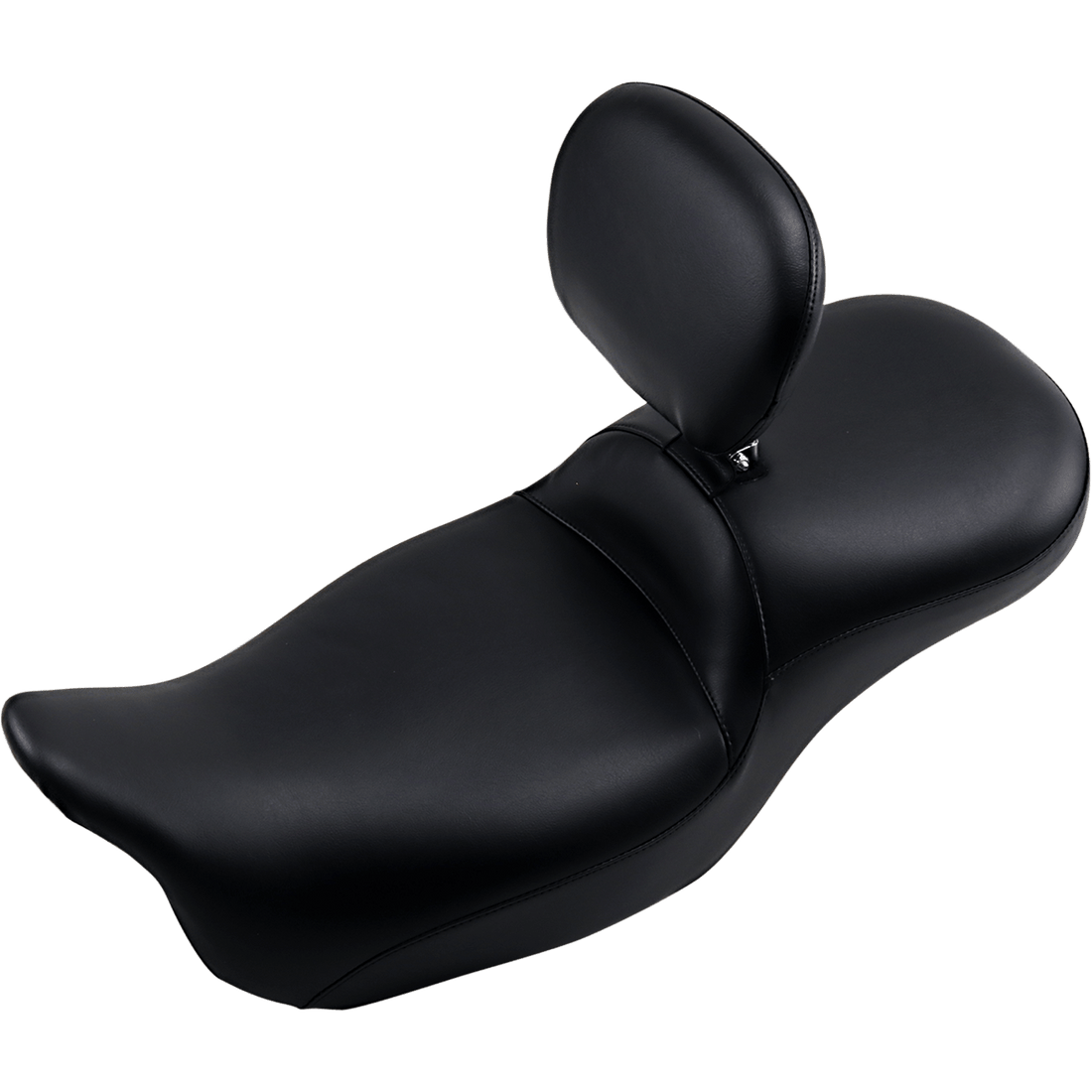 LE PERA Maverick Daddy Long Legs Seat With Backrest Black Smooth FL '08-'23 LK957DLTBRS