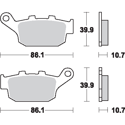 SBS LS Brake Pads 614LS