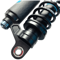 LEGEND SUSPENSION REVO ARC Piggyback Shocks Standard Black 13" '99-'17 Dyna 13101890