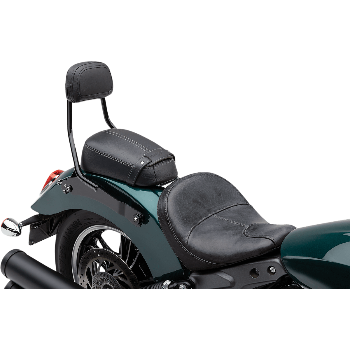 COBRA Detachable Backrest Black Solo Seat Scout 5022211B