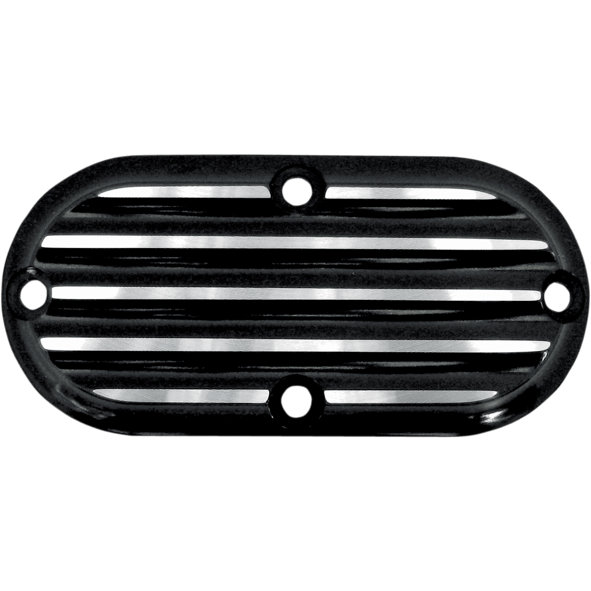 JOKER MACHINE Inspection Cover Black/Silver Finned 0695TC