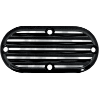 JOKER MACHINE Inspection Cover Black/Silver Finned 0695TC