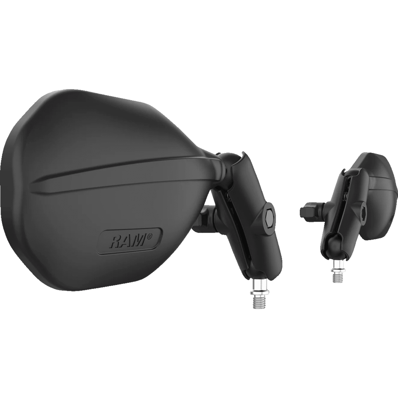 RAM MOUNTS Tough-Mirror™ Side View Oval Black Left/Right Medium Arm RAMB349465RL