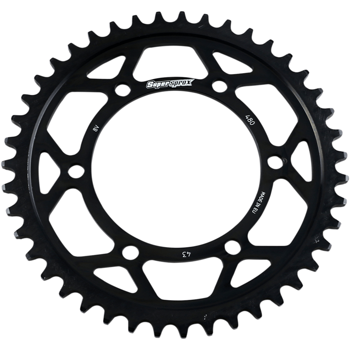 SUPERSPROX Edge Rear Sprocket Black 43 Tooth