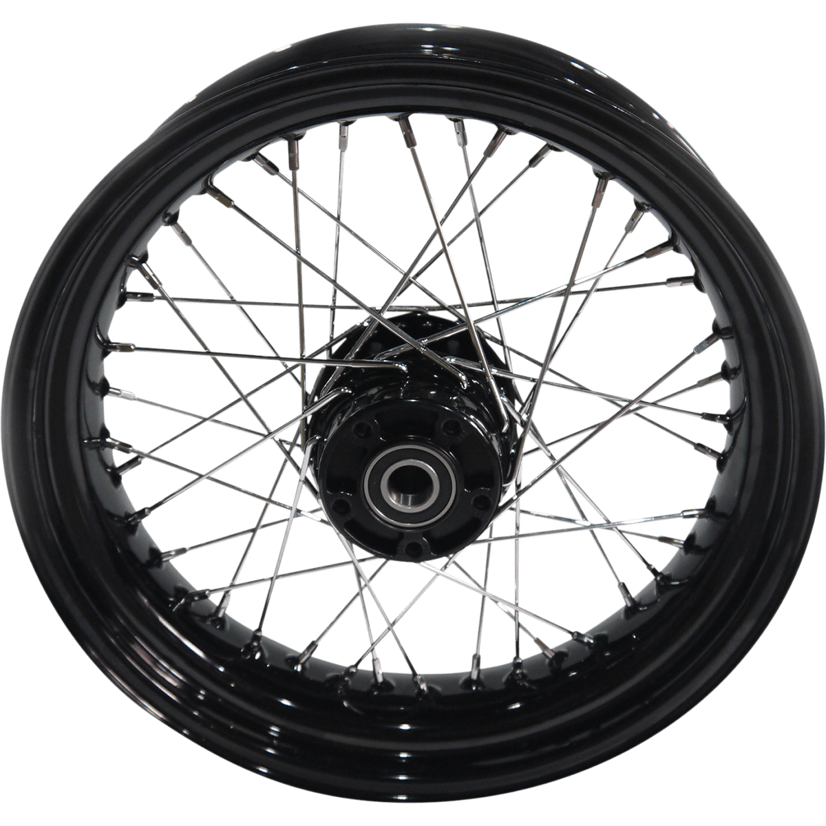 DRAG SPECIALTIES Wheel Laced 40 Spoke Rear Black 17x4.5 '08-'17 FXD