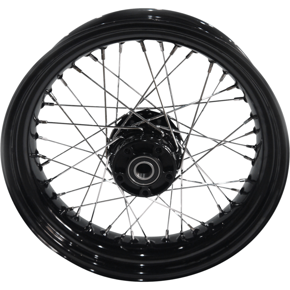 DRAG SPECIALTIES Wheel Laced 40 Spoke Rear Black 17x4.5 '08-'17 FXD