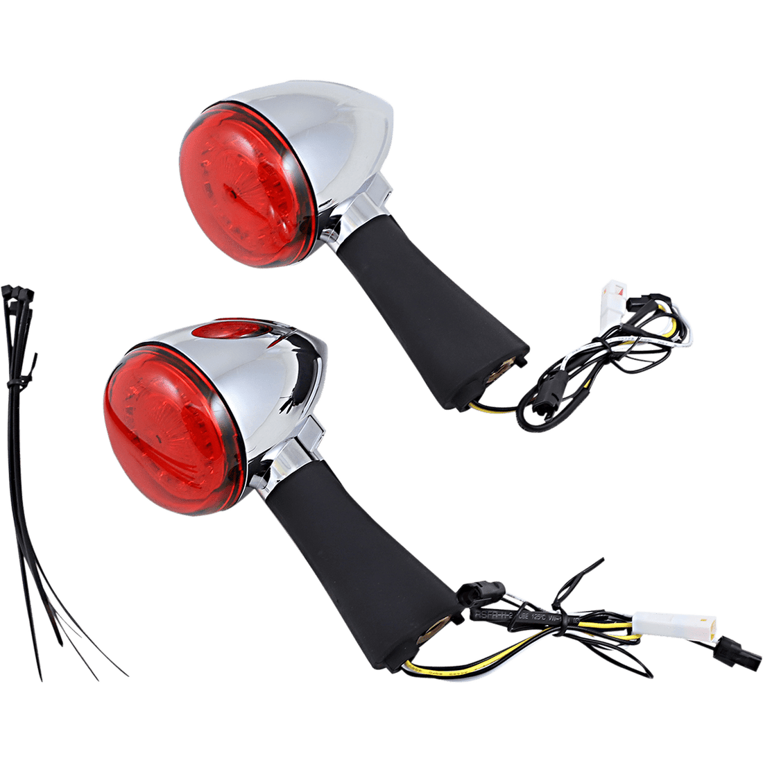 CUSTOM DYNAMICS Rear LED Turn Signal Ringz Chrome Scout PBSCOUTRRCR