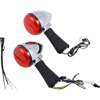 CUSTOM DYNAMICS Rear LED Turn Signal Ringz Chrome Scout PBSCOUTRRCR