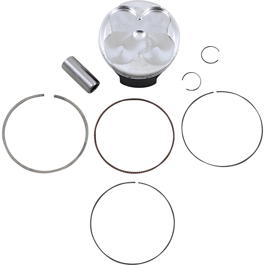 WOSSNER Piston Kit 76.96 mm Suzuki