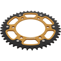 SUPERSPROX Stealth Rear Sprocket 43 Tooth Gold Kawasaki/Yamaha/Suzuki RST48643GLD