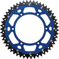 MOOSE RACING Dual Sprocket Blue 51 Tooth