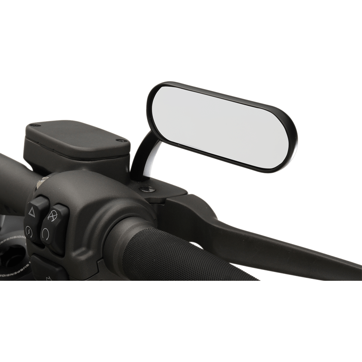 ARLEN NESS Mirror Micro Mini Side View Oval Black Right