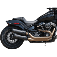 S&S CYCLE Ceramic Black Grand National Mufflers for Fat Bob 5500734