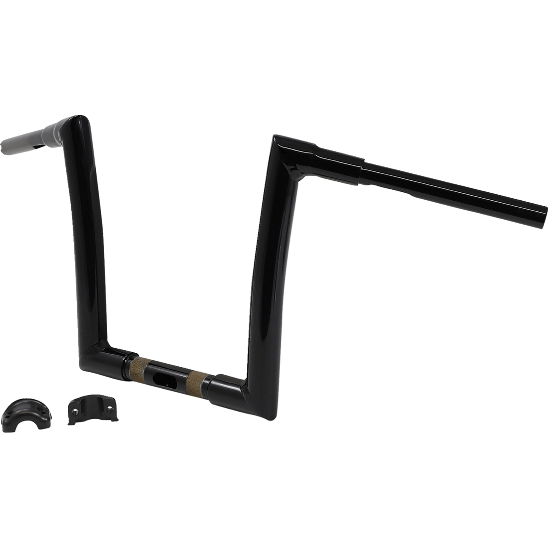 TODD'S CYCLE Handlebar 1-1/2" Strip 12" Gloss Black Road Glide 06015731