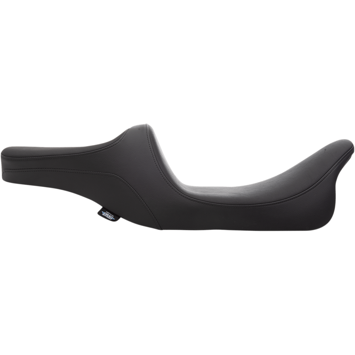 DRAG SPECIALTIES Predator III 2-Up Seat Smooth Black FL '99-'07