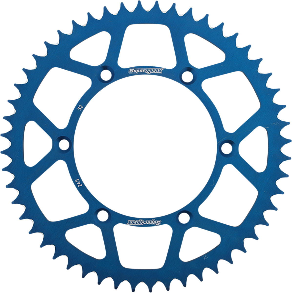 SUPERSPROX Rear Sprocket Alloy Blue 52-Tooth