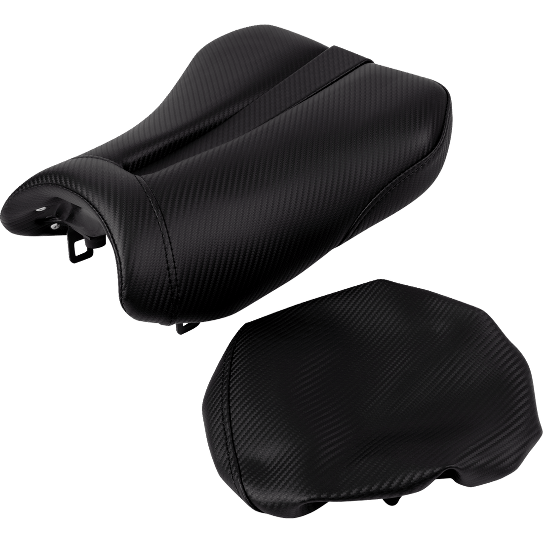 SADDLEMEN Gel Channel™ Track Carbon Fiber Sport Seat Black GSXR 600/750 0810S029