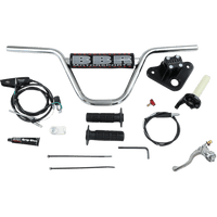 BBR MOTORSPORTS Risers w/ Handlebar XR/CRF50 Black 510HXR5011