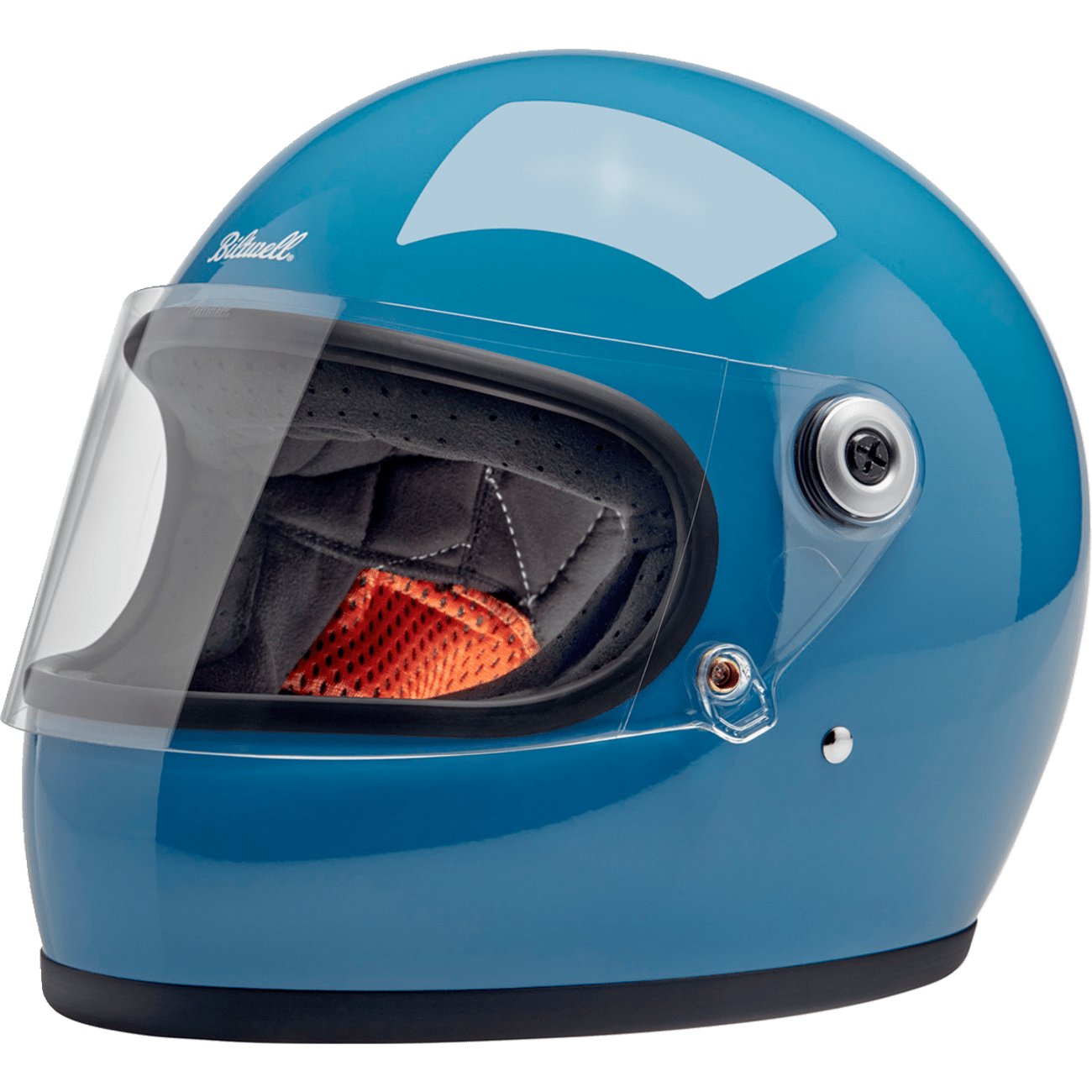 BILTWELL Gringo S Helmet Gloss Dove Blue Small 1003165502