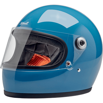 BILTWELL Gringo S Helmet Gloss Dove Blue Small 1003165502