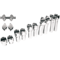 DRAG SPECIALTIES Risers Big Buffalo Pullback 5-1/2" Chrome