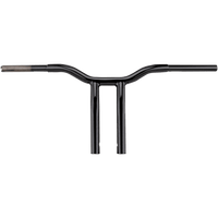 LA CHOPPERS Handlebar Kage Fighter One Piece Bent 8" Black LA733808B