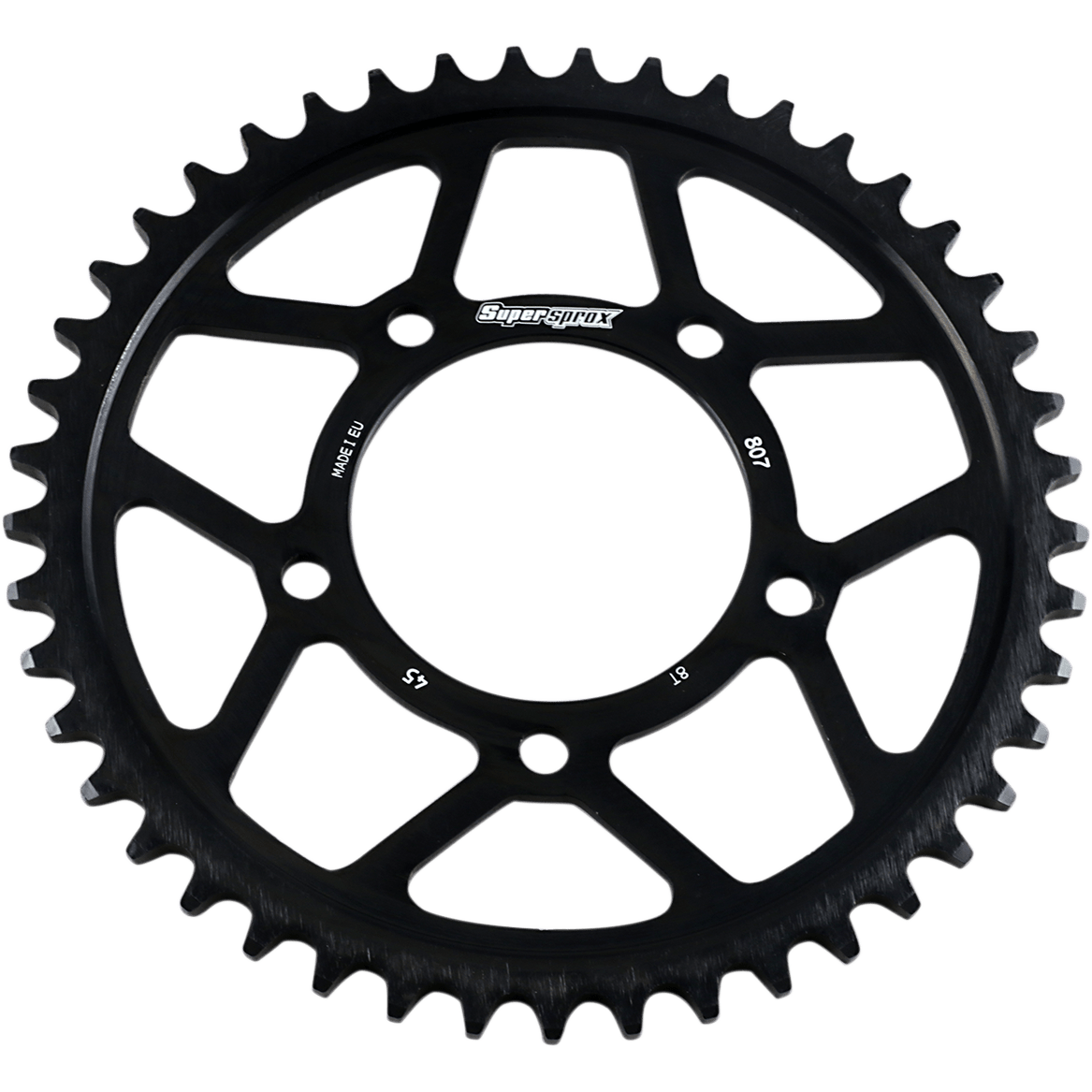 SUPERSPROX Edge Rear Sprocket Black 45 Tooth