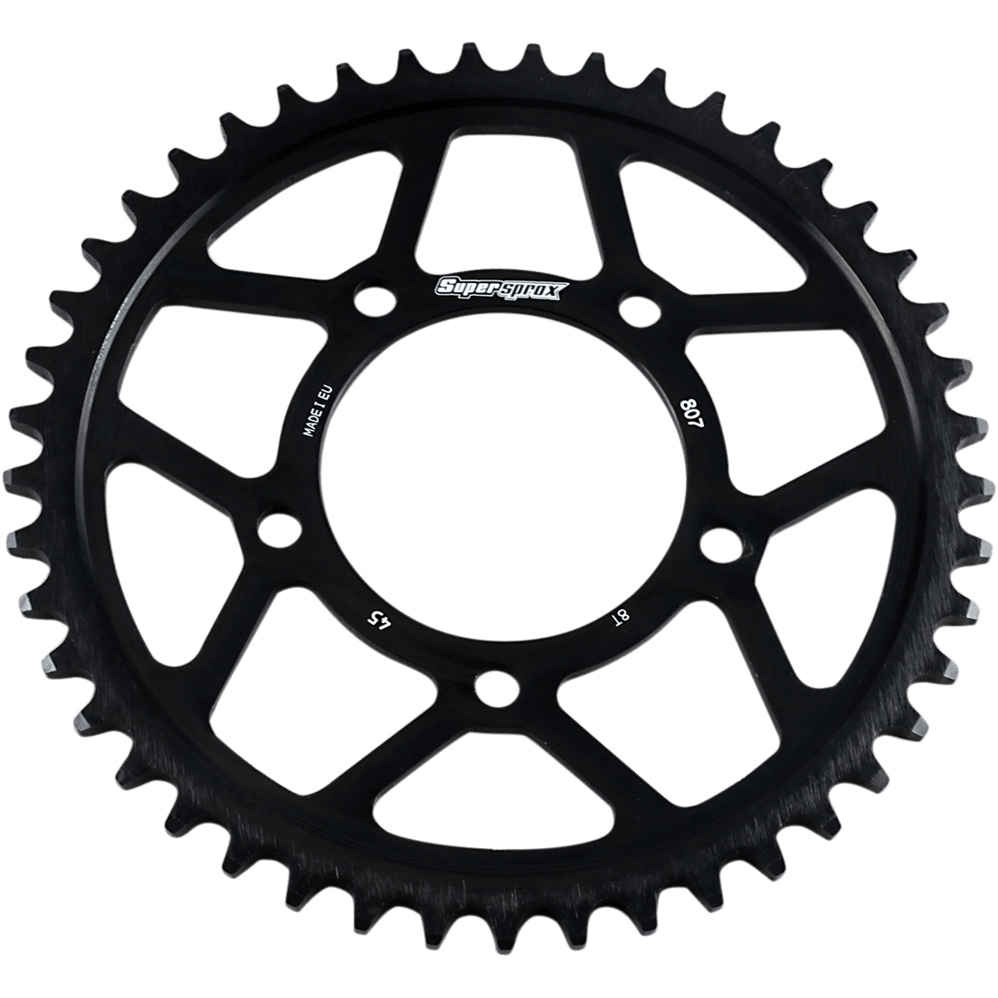 SUPERSPROX Edge Rear Sprocket Black 45 Tooth