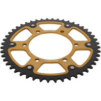 SUPERSPROX Stealth Rear Sprocket 48 Tooth Gold Kawasaki/Yamaha/Suzuki RST48648GLD