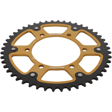 SUPERSPROX Stealth Rear Sprocket 48 Tooth Gold Kawasaki/Yamaha/Suzuki RST48648GLD