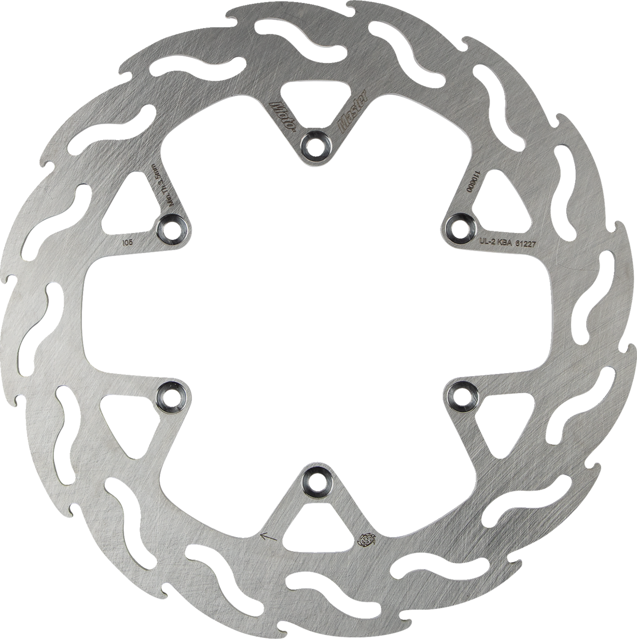 MOTO-MASTER Brake Rotor Rear Flame