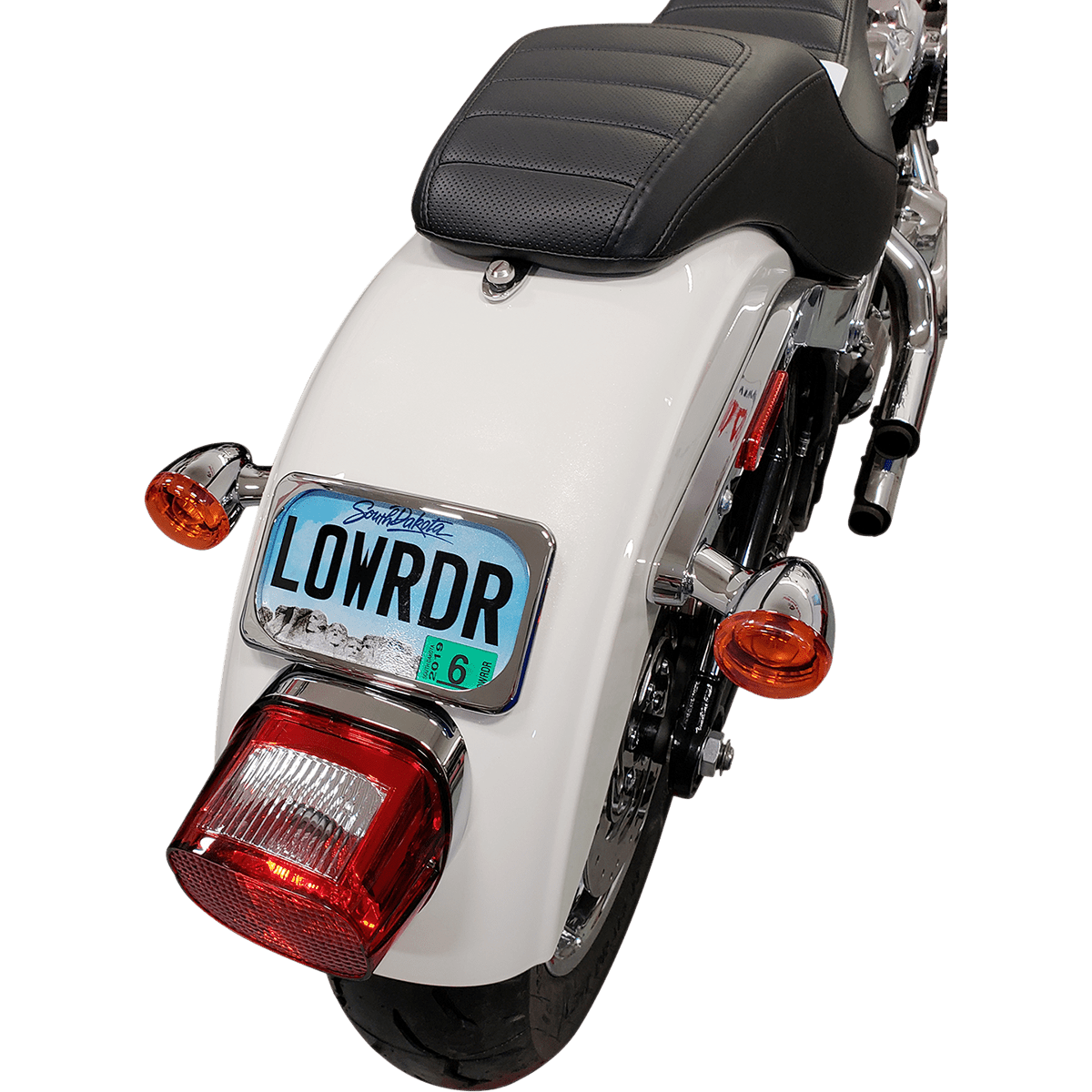 DRAG SPECIALTIES License Plate Mount Large Radius