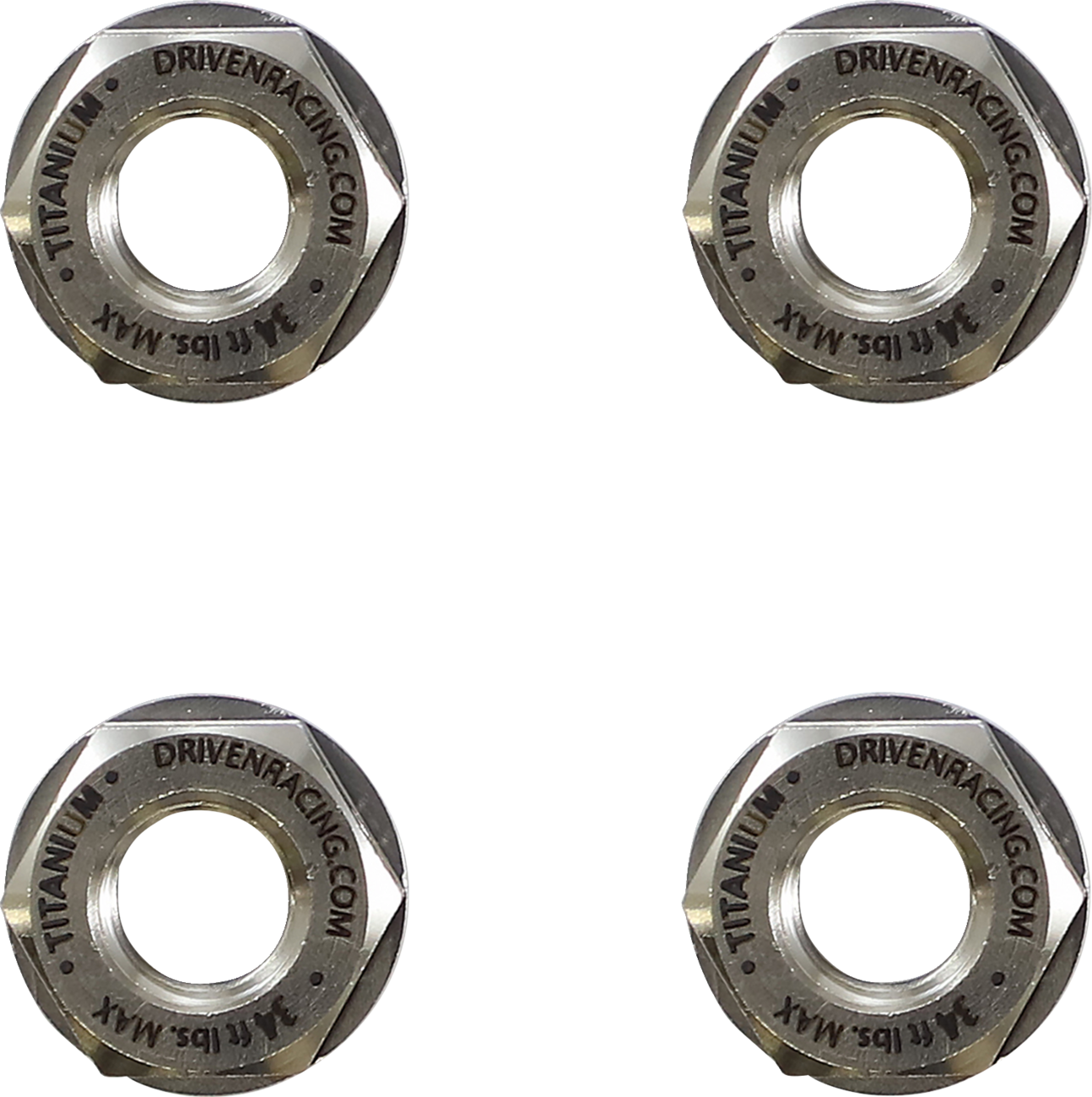 DRIVEN RACING Sprocket Nuts Titanium