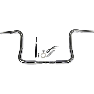 FAT BAGGERS INC. Handlebar Kit Rounded Top 12" Chrome 919412