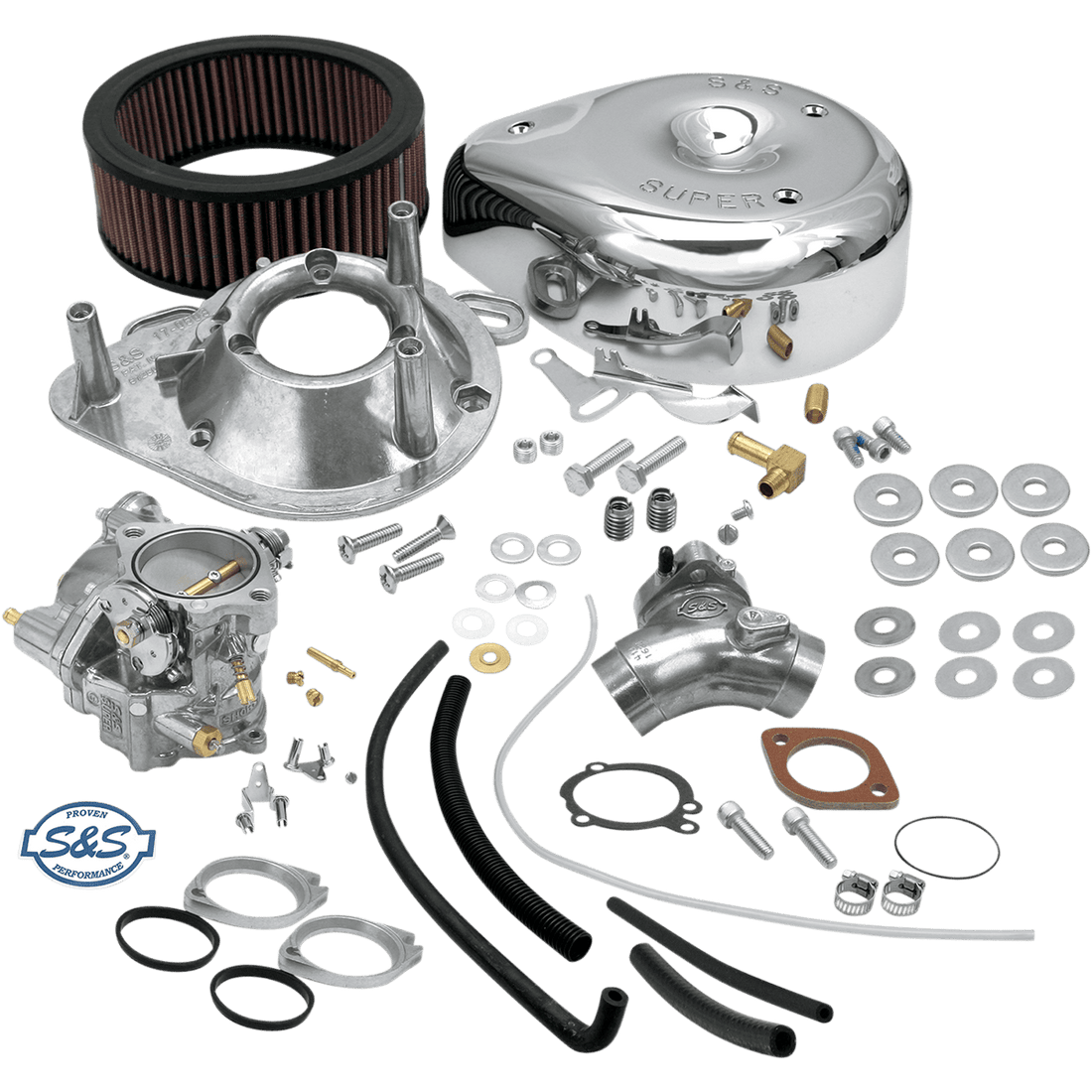 S&S CYCLE Super G Carburetor Kit Evolution Big Twin 110427