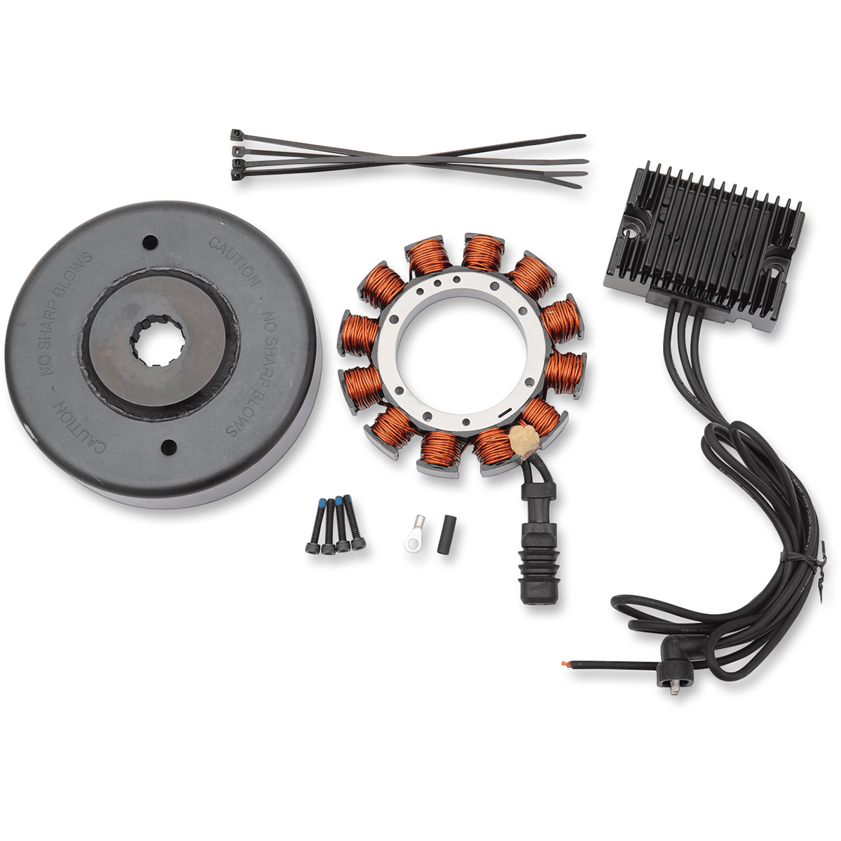 DRAG SPECIALTIES 32A Charging Kit Black Regulator