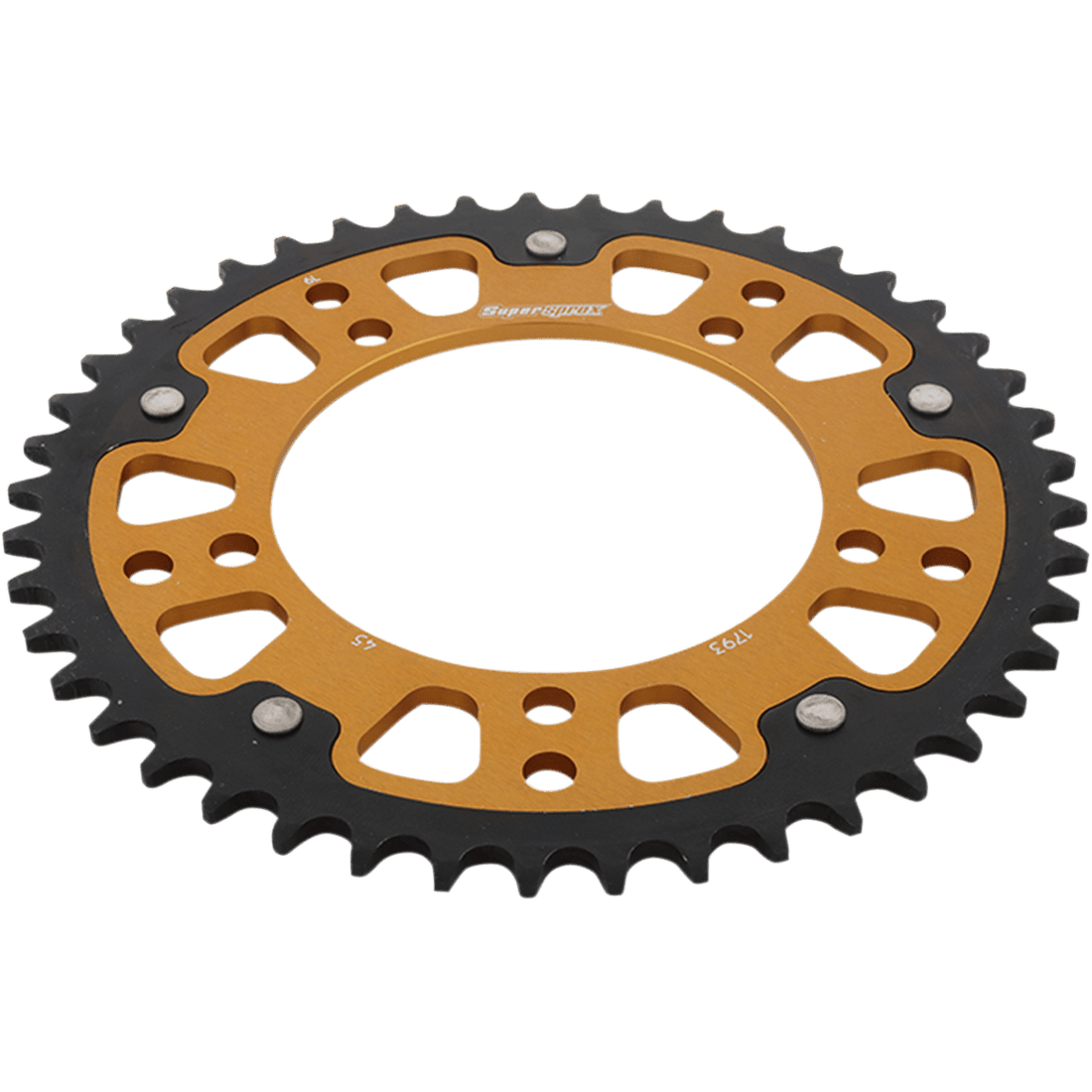 SUPERSPROX Stealth Rear Sprocket 45 Tooth Gold Suzuki/Triumph RST179345GLD