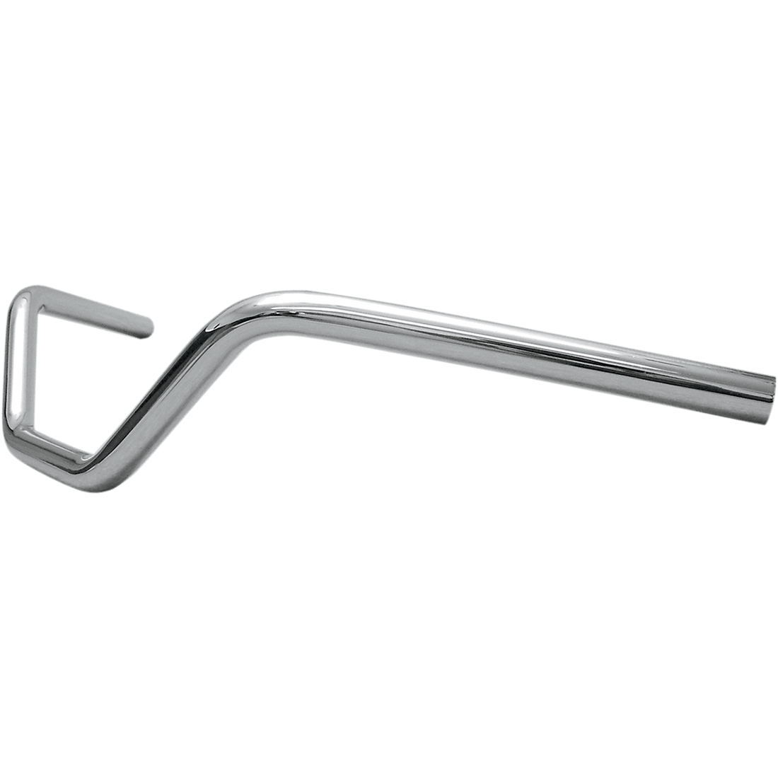 FLANDERS Handlebar Flat Track Knurled Dimpled Chrome 65008038