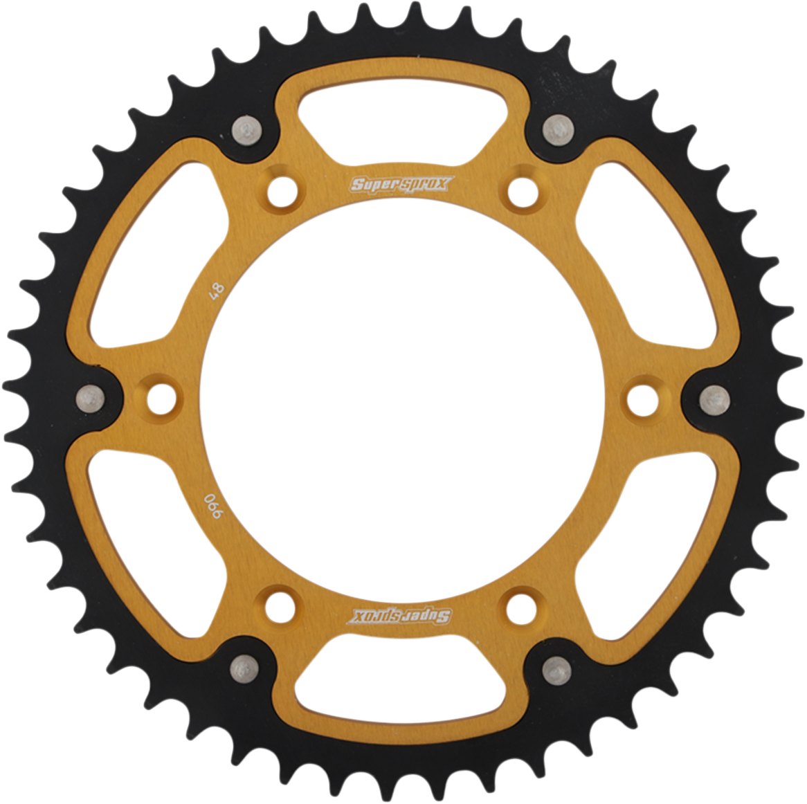 SUPERSPROX Stealth Rear Sprocket 48 Tooth Gold Husaberg/Husqvarna/KTM RST99048GLD