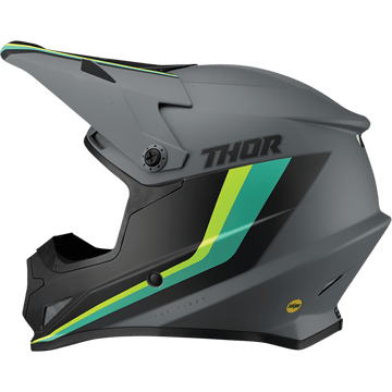 THOR Sector Helmet Runner MIPS® Gray/Teal Medium