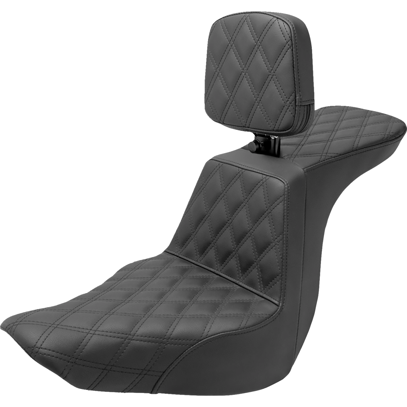 SADDLEMEN Tour Step-Up Seat Rider Backrest Full Latice Stitch FLSB/FXLR '18-'23 81829195BR