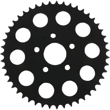 DRAG SPECIALTIES Rear Sprocket Black Flat 49 Tooth