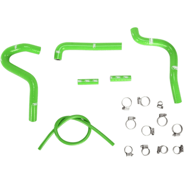 MOOSE RACING Race Fit Radiator Hose Kit Green Kawasaki MBUKAW27GR