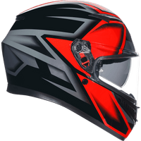 AGV K3 Helmet Compound Black/Red Medium 2118381004009M