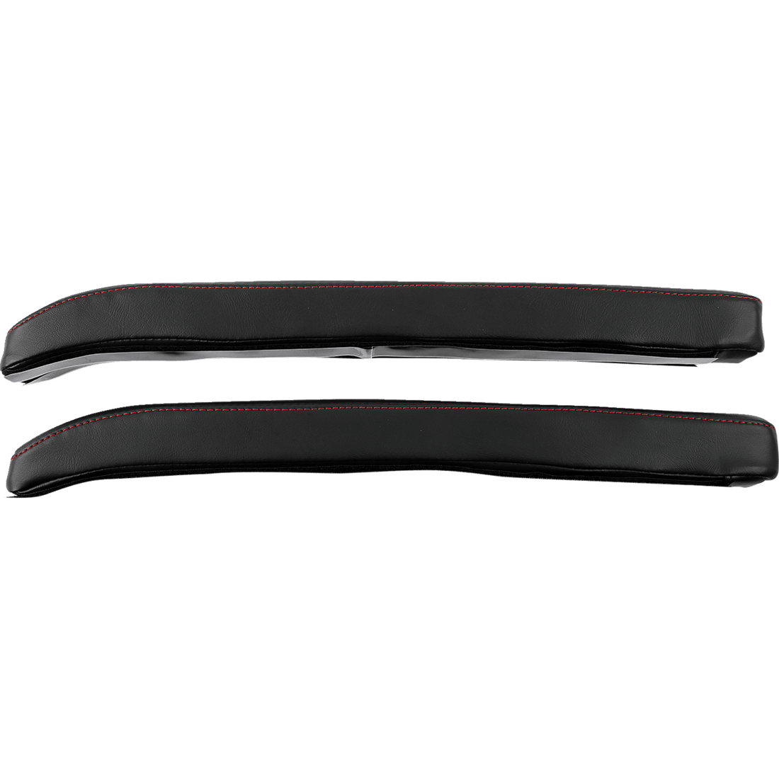 SHOW CHROME Kaliber Armrest Pads Black w/ Red Stitching Slingshot '15-'22 H441RED