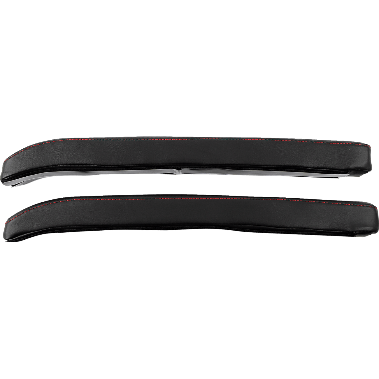 SHOW CHROME Kaliber Armrest Pads Black w/ Red Stitching Slingshot '15-'22 H441RED