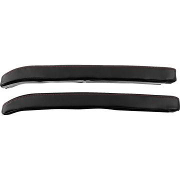 SHOW CHROME Kaliber Armrest Pads Black w/ Red Stitching Slingshot '15-'22 H441RED