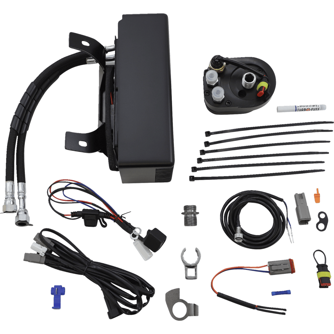 ULTRACOOL Oil Cooler Kit Flat Black RF1F