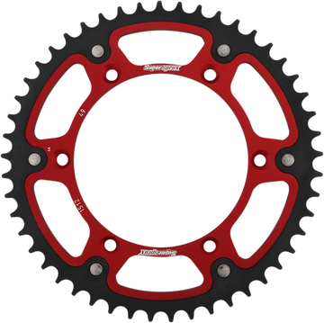 SUPERSPROX Stealth Rear Sprocket 49-Tooth Red Beta/Husqvarna/Sherco/Suzuki RST151249RED