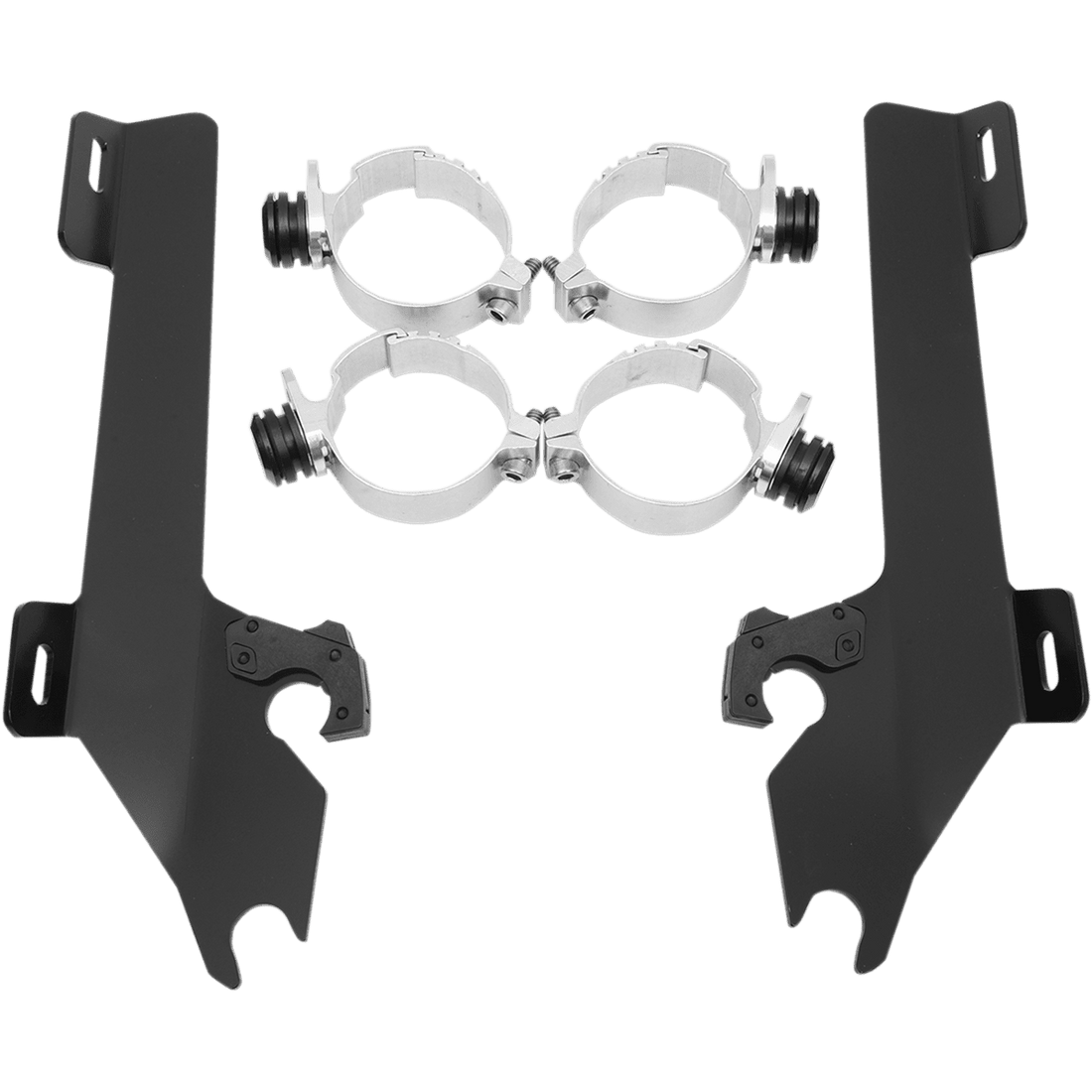 MEMPHIS SHADES Batwing Trigger Lock Mounting Kit VTX 1800 Black MEM8996